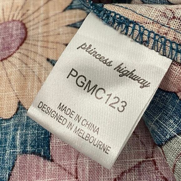 ModCloth x Princess Highway Floral Shift Dress Women’s Plus Size 14 Linen blend - Picture 6 of 8